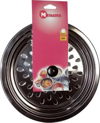 Image de Couvercle Anti Gras Inox D12a25 - Metaltex