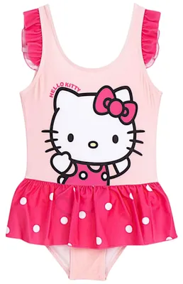 Produktbild von Badeanzug Hello Kitty mit Rüschendetails  Rosa 122 cm
