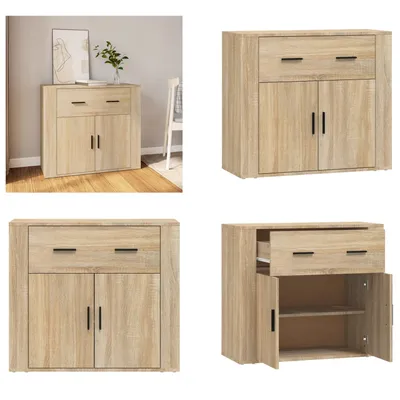 Obrázok produktu pre vidaXL Príborník Sonoma dub 80x33x70 cm materiál na báze dreva - Príborník - Príborníky - Skriňa - Úložná skriňa