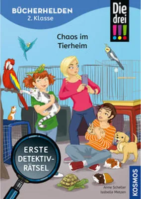 Produktbild von Die drei , Bücherhelden 2. Klasse, Chaos im Tierheim
