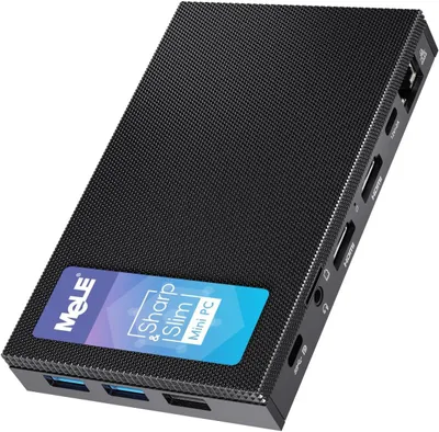 Produktbild von Mini-PC – Mini-Computer – Kompakter PC – Desktop-PC – Leiser PC – Lüfterloses Design – 16 GB RAM und 512 GB SSD