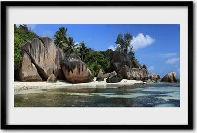 Produktbild von Bild 60x40 MDF-Rahmen Wandkunst Sea Rock Landschaft