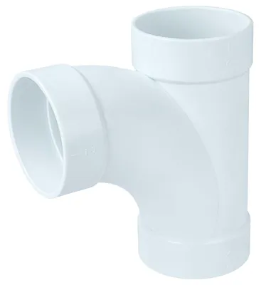 Produktbild von vhbw T-Stück Abzweiger für Zentral-Staubsaugeranlage, innen/innen/innen, 50,8mm Durchmesser/ 2'' Rundrohrsystem