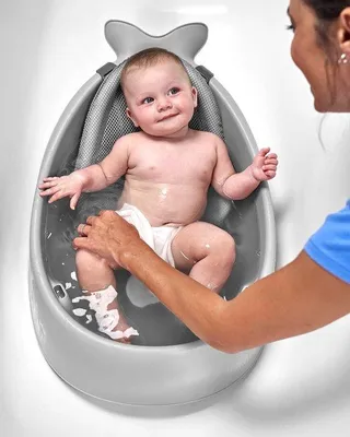 Produktbild von Famanu Badewanne für Babys 3-Stufen - Grau