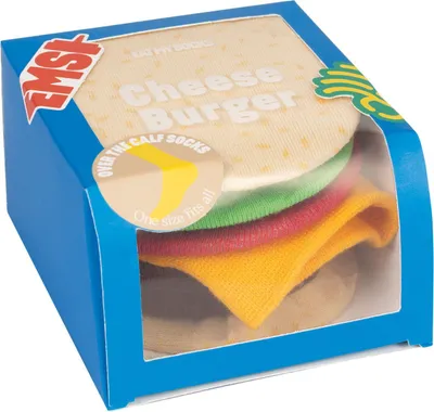 Immagine prodotto di Confezione di calzini lunghi EatMySocks Cheeseburger