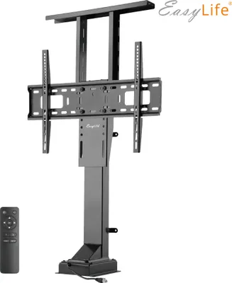 Produktbild von EasyLife - TV Lift/Bodenständer mit Fernbedienung, 37-65 Zoll, VESA bis 600x400 (schwarz)