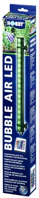 Produktbild von HOBBY Aquaristik Bubble Air LED colour & moon, LED, Blau, Grün, Violett, Rot, 12 V, 6300 K, IP68, Schwarz