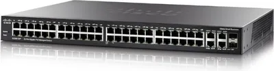 Produktbild von Cisco SG350-52 Managed L3 Gigabit Ethernet (10/100/1000) Schwarz 1U