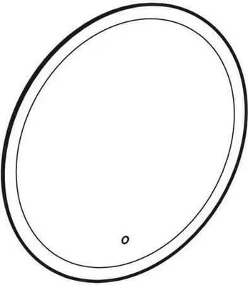 Produktbild von Geberit Option round Lichtspiegel, direkte und indirekte Beleuchtung, 502.796.00.1