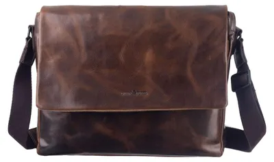 Produktbild von GREENBURRY Umhängetasche Newport Crossover Bag Coffee dunkelbraun