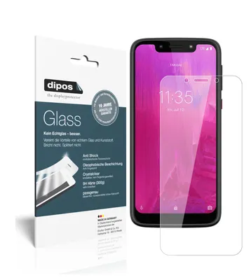 Produktbild von 2x Schutzfolie für T-Mobile Revvlry - Anti-Shock 9H Folie dipos Glass Kunststoffglas