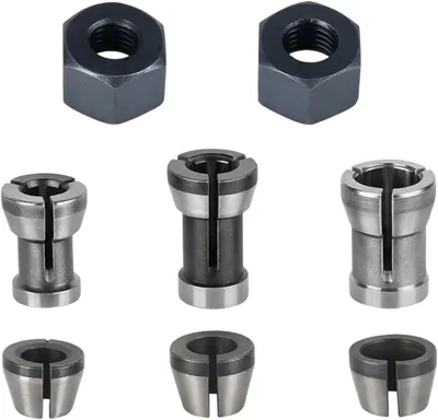 Image de Jeu de fraises de fraisage pour toupie, 8 pièces, 6 mm / 6,35 mm / 8 mm, pour travaux sur bois