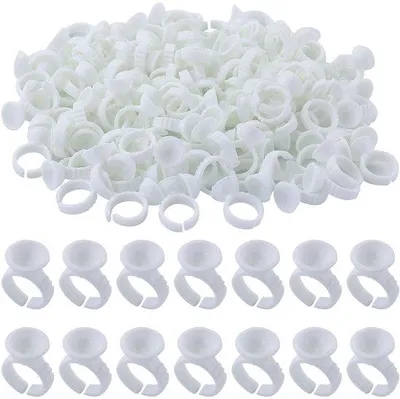 Produktbild von Kunststoff-Halter für Wimperverlängerungen - 120 Stück - Weiß