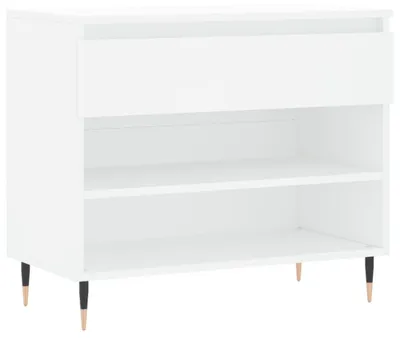 Produktbild von vidaXL Schuhregal Weiß 70x36x60 cm Holzwerkstoff
