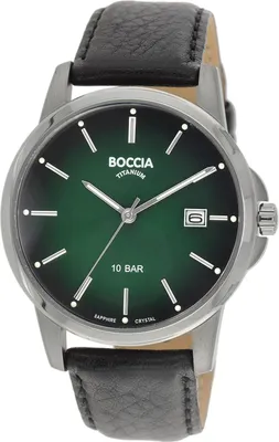 Produktbild von Boccia 3633-02 Herrenuhr Titanium 40mm 10ATM