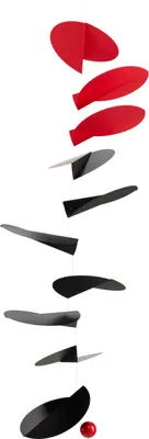 Produktbild von Flensted Mobiles Mobile Turning Leaves Black & Red