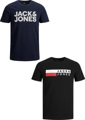Produktbild von 2er Pack T-Shirt Plus Size Rundhals Kurzarm Shirt Übergrößen  |