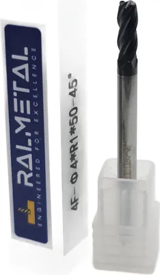 Obrázek produktu pro Karbidová fréza s poloměrem Fi4 x R1 x 50 45 HRC