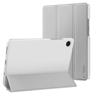 Immagine prodotto di Custodia protettiva con sportello per Galaxy Tab A11 / Tab A9, Tech-Protect Smartcase, grigio