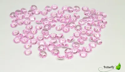Produktbild von 10 x 100 Dekosteine Diamanten 12mm, Farbe:rosa 148