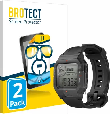 Produktbild von 2x Für Huami Amazfit Neo Schutzfolie BROTECT Displayschutz Display Schutz Folie Klar Transparent