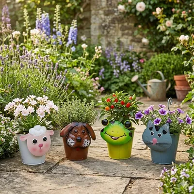 Produktbild von Blumentopf Frosch - Gartendekoration