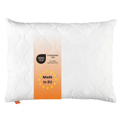 Productafbeelding van Kussen 70 x 90 cm, vulling, 100% microvezel, geschikt voor mensen met allergieën, sleepling Basic 100