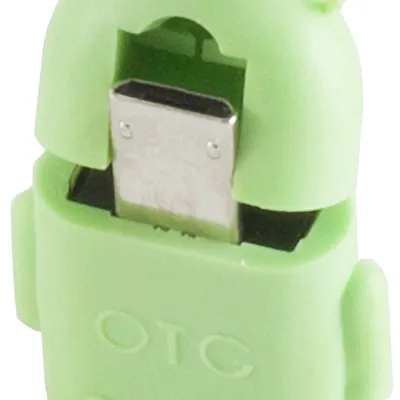 Produktbild von USB Micro-B Adapter, USB-A Buchse, OTG, grün