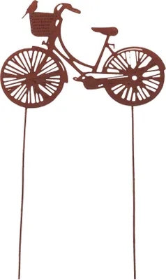 Produktbild von UNUS Gartenstecker Fahrrad Roststecker Hollandrad Gartendeko Rostoptik Deko