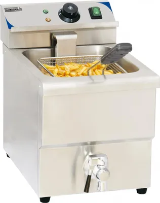 Image de Friteuse électrique 8l 3250w avec vanne de vidange - Casselin - CFEV8 -