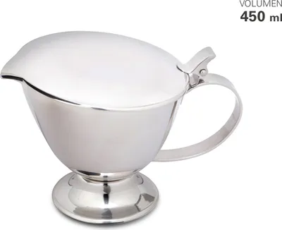 Zdjęcie produktu dla Weis 15880 Sosjerka ze stali nierdzewnej z pokrywką 450ml