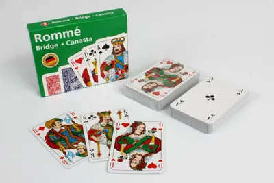 Produktbild von Romme, Bridge, Canasta, 2x 55 Karten, Altenburger Spielkarten