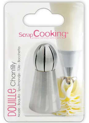 Obrázek produktu pro SCRAPCOOKING 1799: Tryska z nerezové oceli, zdobicí tryska pro šlehačku a další