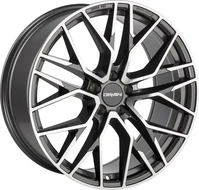 Immagine prodotto di Carmani Ruota 20 Ludwig 9 pollicix20 pollici ET45 5x120 iper lucidatura a pistola CA200920K245HGP compatibile con VW Amarok Bus T5 Bus T6 Bus T7 Touareg