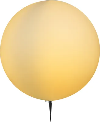 Produktbild von Globo Lighting Außenleuchte Kunststoff weiß, IP44, 5 m Zuleitungskabel, mit Erdspitz, ø: 600mm, H: 760mm, exkl. 1x E27 30W 230V