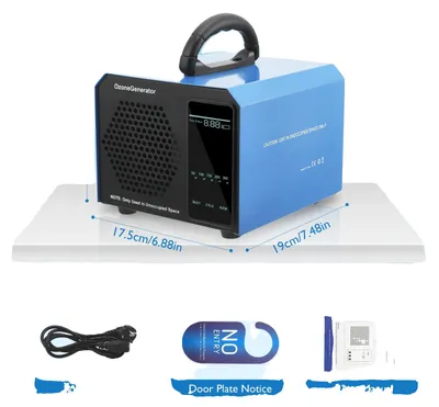 Produktbild von Ozon-Generator, Deodorierungsfunktion, Digitale Bildschirmsteuerung, Blau