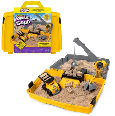 Produktbild von Spin Master Kinetic Sand - Baustellen-Koffer, Spielsand