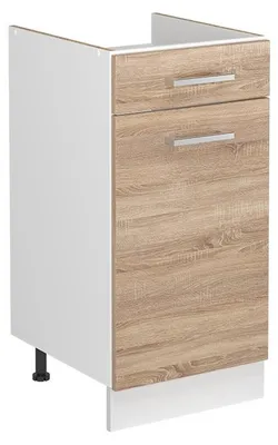 Obrázok produktu pre Spodná skrinka pod drez Vicco R-Line Sonoma/biely 40 cm bez pracovnej dosky, Model 72895