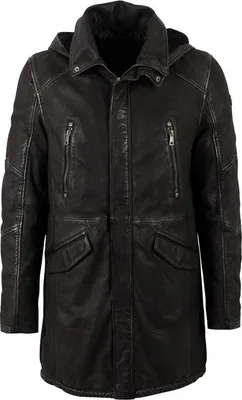 Produktbild von Mauritius Ledermantel Herren GBEsmond LCOUNTVW schwarz Basics 100% Leder L