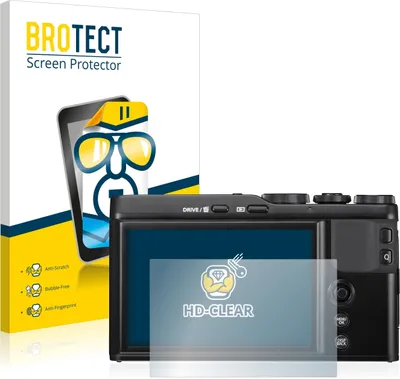 Produktbild von 2x Für Fujifilm XF10 Schutzfolie BROTECT Displayschutz Display Schutz Folie Klar Transparent