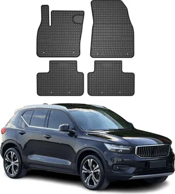 Produktbild von 2017-2025 Volvo XC40 Fußmatten Gummi Schwarz 4 tlg