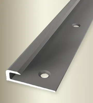 Produktbild von PROVISTON | Einfass- & Abschlussprofil | Aluminium | 30 x 8 x 2500 mm | Edelstahl | Einschubprofil | Abschlussleiste | Bodenprofil