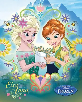Image de Frozen - La reine des neiges - Elsa and Anna - 40x50cm - Affiche Poster