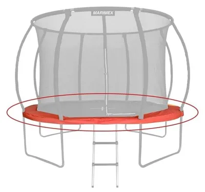 Image de Couvercle de rechange pour ressorts de trampoline Marimex Premium 305 cm rouge