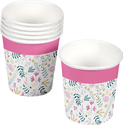 Image de Set de 10 gobelets en carton Joyeux printemps