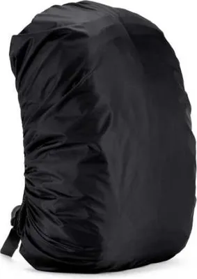 Produktbild von Wasserdichter Rucksacküberzug 35L schwarz, Regenschutz für Outdoor-Rucksäcke