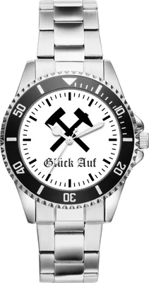 Produktbild von KIESENBERG Herren Armbanduhr Bergbau Kumpel Bergmann Ruhrpott Geschenk Fan Artikel Zubehör Analog Quartz Uhr 1420
