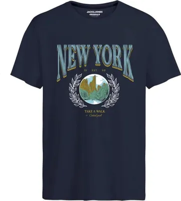 Obrázek produktu pro Jack & Jones Dessert tričko s krátkým rukávem Blue M Pánské Blue M