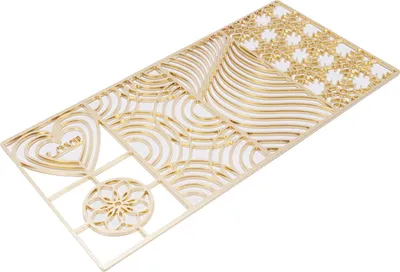 Zdjęcie produktu dla Przezroczysta taca na kostki lodu Miedziany stempel na kostki lodu Szybkie wzory dla akcesoriów barmańskich D01 200x100mm / 7.87x3.94in