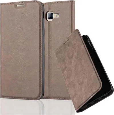 Obrázek produktu pro Cadorabo pouzdro pro Samsung Galaxy A8 2016 Protective Case in Brown Pouzdro na mobil s magnetickým zavíráním